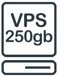 VPS 250GB
